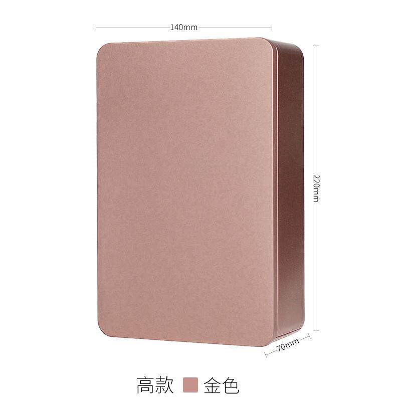 速发磨砂铁盒盒桌面收纳盒大小空盒礼品包装盒饼干盒曲奇盒号