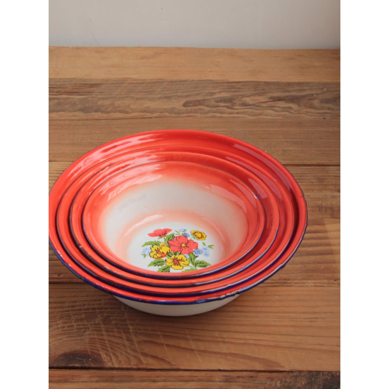 怀旧老式搪瓷碗盆饭碗深形汤菜盆小汤盆串串市井集市火锅