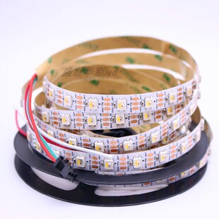 SK6812RGBW四合一灯珠5V内置IC5050暖白编程LED幻彩流水跑马灯带