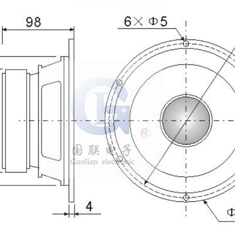 【佳讯扬声器专卖店】佳讯KH-8400 8吋家用汽车载超重低音喇叭炮