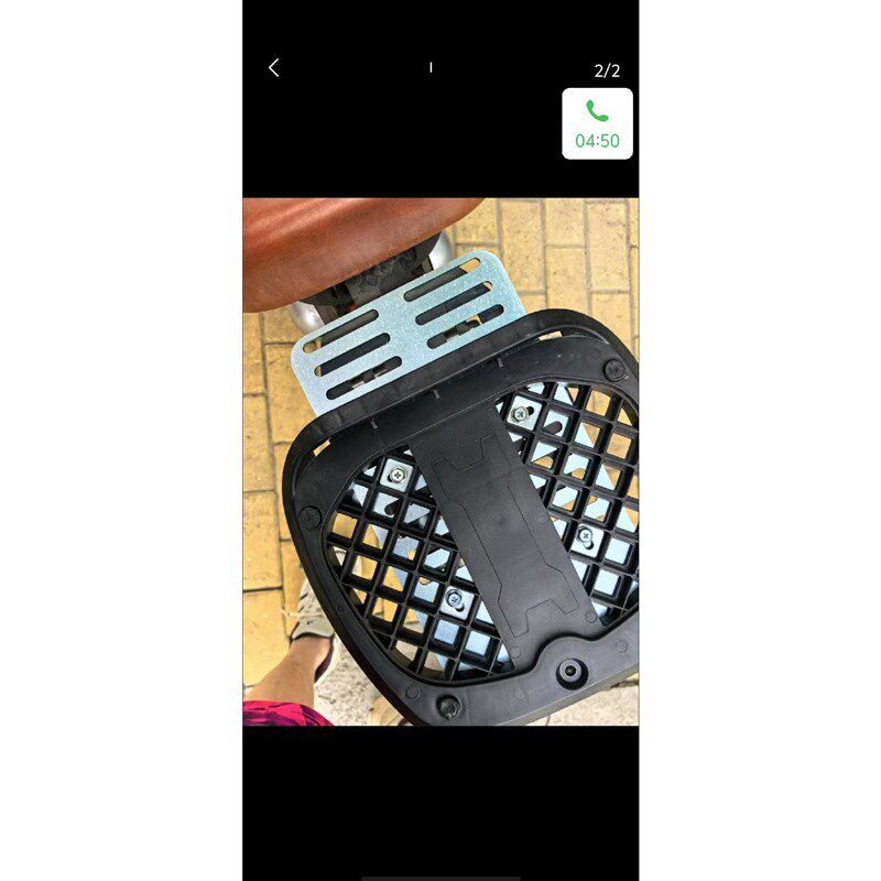 6mm加厚底板货架 摩托车托盘架不锈钢后备箱延长板电动车尾箱支架