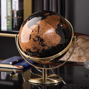 精选轻奢地球仪摆件客厅装饰品现代办公室桌面摆设高档工艺品商务