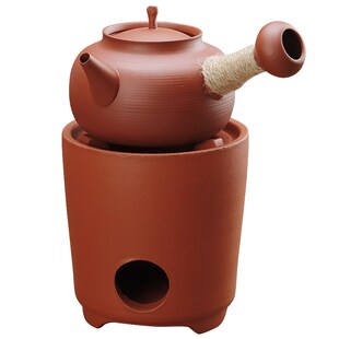 围炉煮茶器具全套中式煮茶壶潮州砂铫壶炭炉茶壶烧碳电两用型茶炉