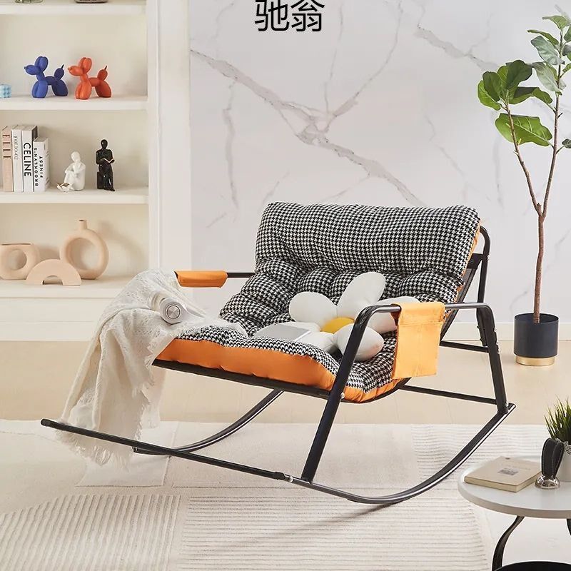 速发摇摇人躺椅成椅摇椅家用休闲懒人椅子客厅双人舒适可躺沙发椅