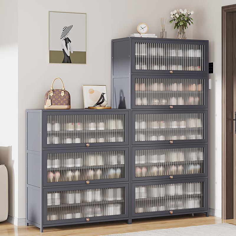 速发鞋童小窄门尘竹经济型防口鞋柜家用收纳置物儿架鞋子收纳架子