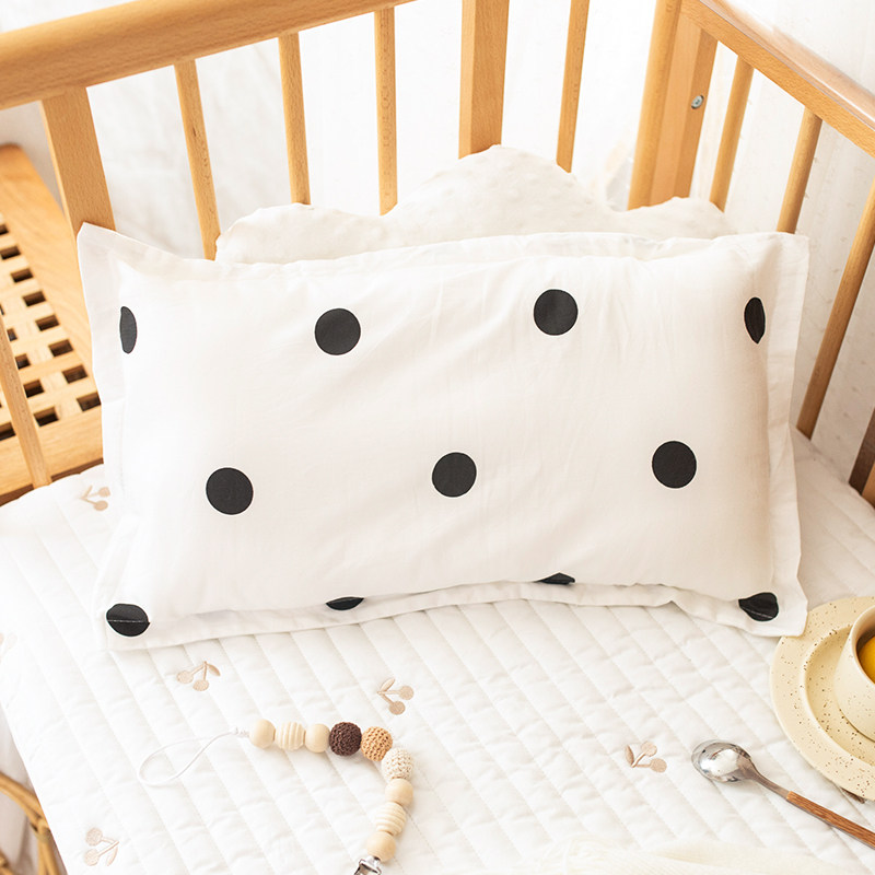 速发纯棉婴儿拆头枕幼儿童四季通用可枕透气枕头套全棉宝宝套儿园