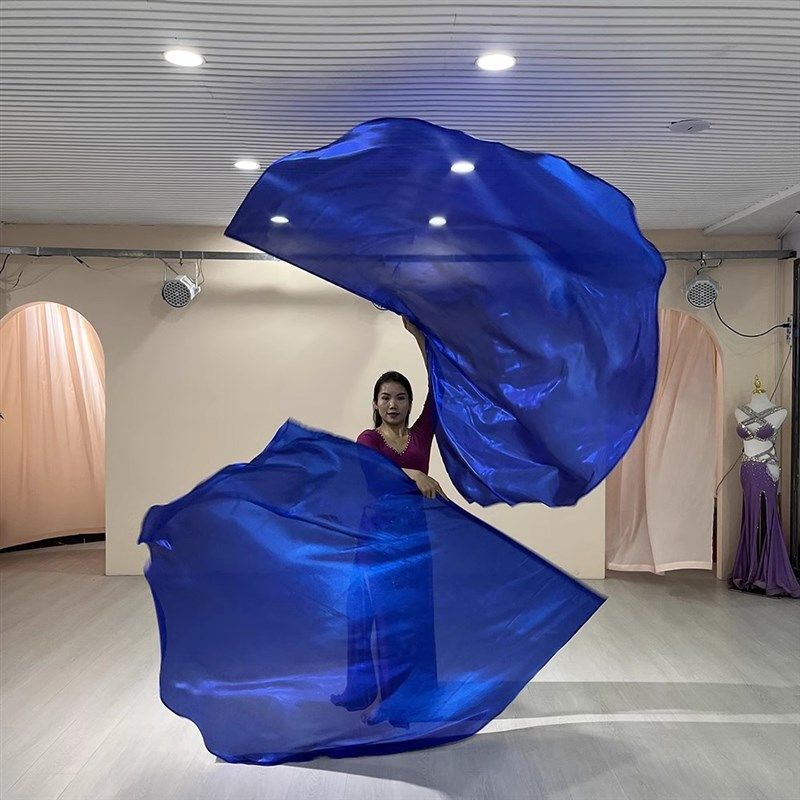 速发新款旗舞蹈道具教堂表演服饰具美旗帜表配道赞服饰多色演伸缩