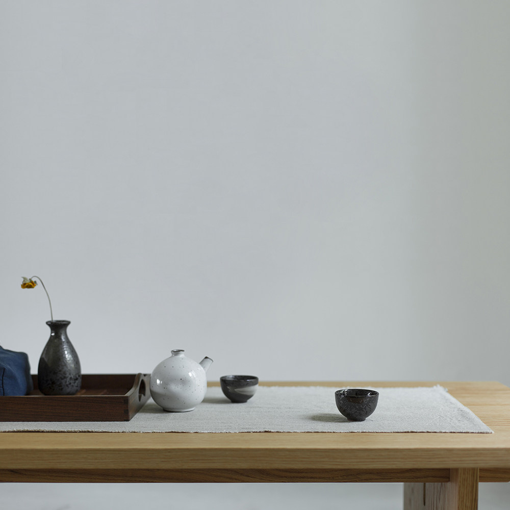 【暮白】亚麻布艺桌旗茶席床尾巾茶几装饰布电视柜布自然淡雅北欧