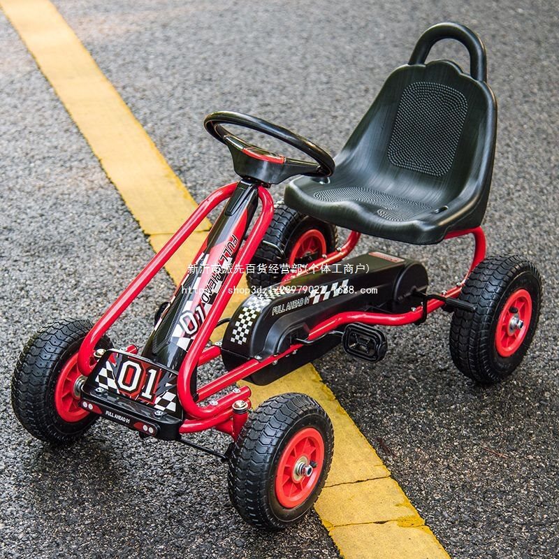 2026儿童卡丁车四轮车脚踏车可坐男女宝宝至岁儿童健身自行车脚蹬