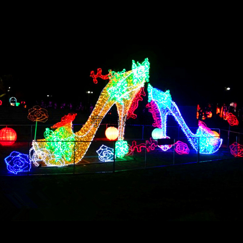 户外LED灯光节造型灯带