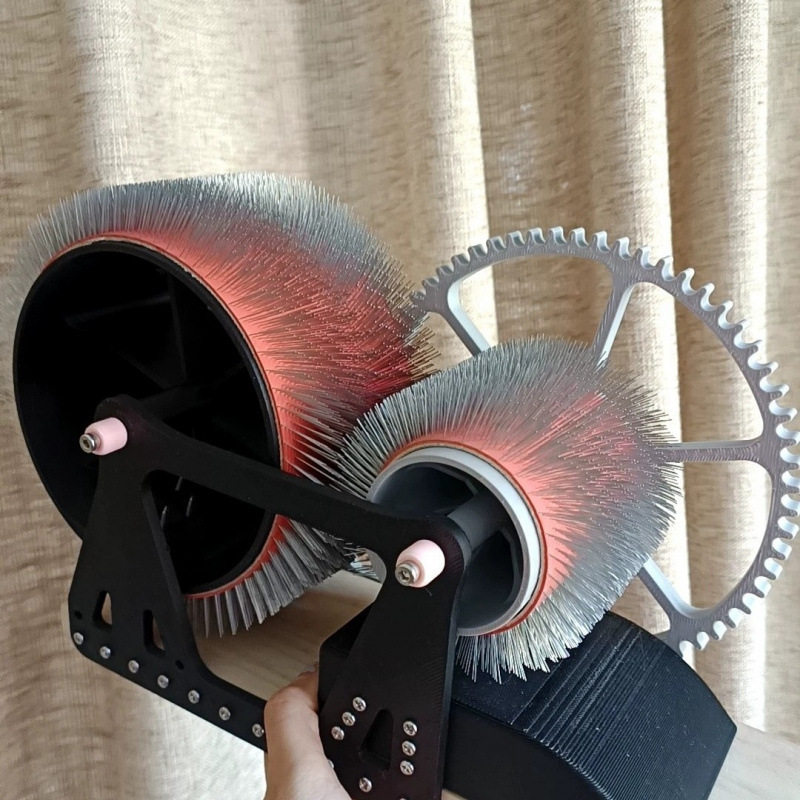 手摇梳毛机羊毛毡混色器混色梳毛纺线手工羊毛毡
