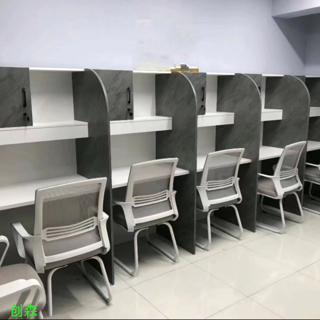 生产加工定制考研自习室书桌自习隔断桌沉浸式学习桌一对一自习桌