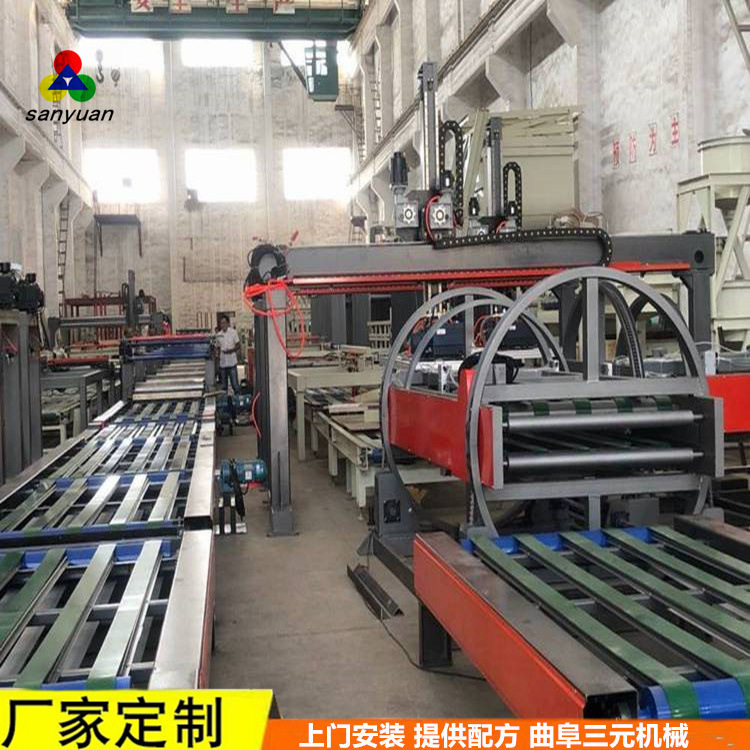岩棉复合保温墙体外墙挂板生产线 水泥纤维板硅酸钙板整套设备