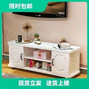 电视柜茶几组合轻奢现代简约家用北欧小户型客厅卧室玻璃柜经济型