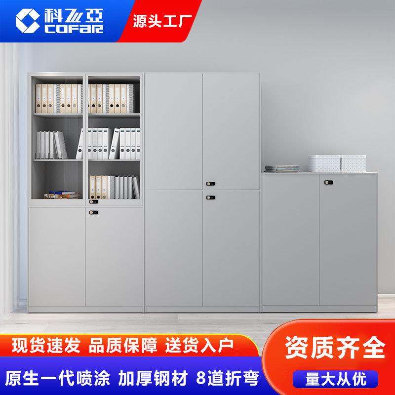 科飞亚办公文件柜钢制浴室健身房储物更衣储物柜矮柜密码锁资料柜