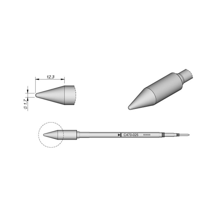西班牙JBC烙铁头C470025塑料用烙铁头焊咀原装现货正品