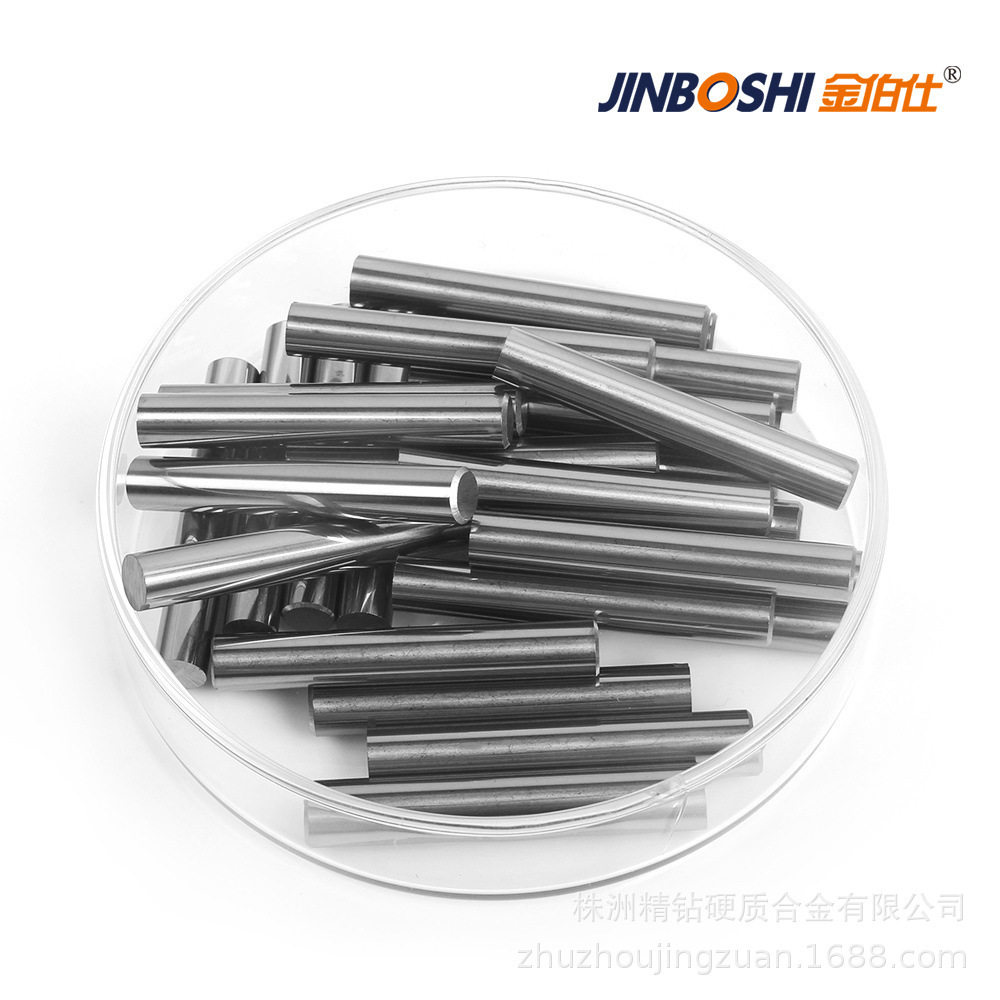 做铣刀钻头用YL10.2/D6*40株洲精磨倒角硬质合金棒料 钨钢元棒