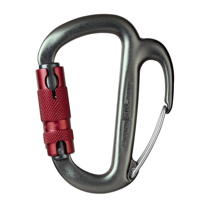 PETZL FREINO M42登山攀岩配有为下降器设计辅助磨擦锁扣自动主锁