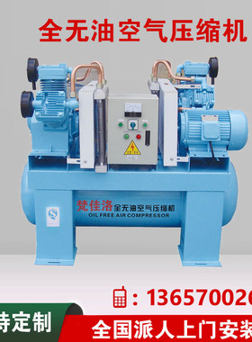 无油空压机图片 无油式空气压缩机厂家 无油压缩机型号WW-0.9/8