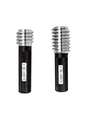 T型塞规Tr33 Tr34*3*6*14 LH左牙 7H 8H P=7双头梯型螺纹通止量规