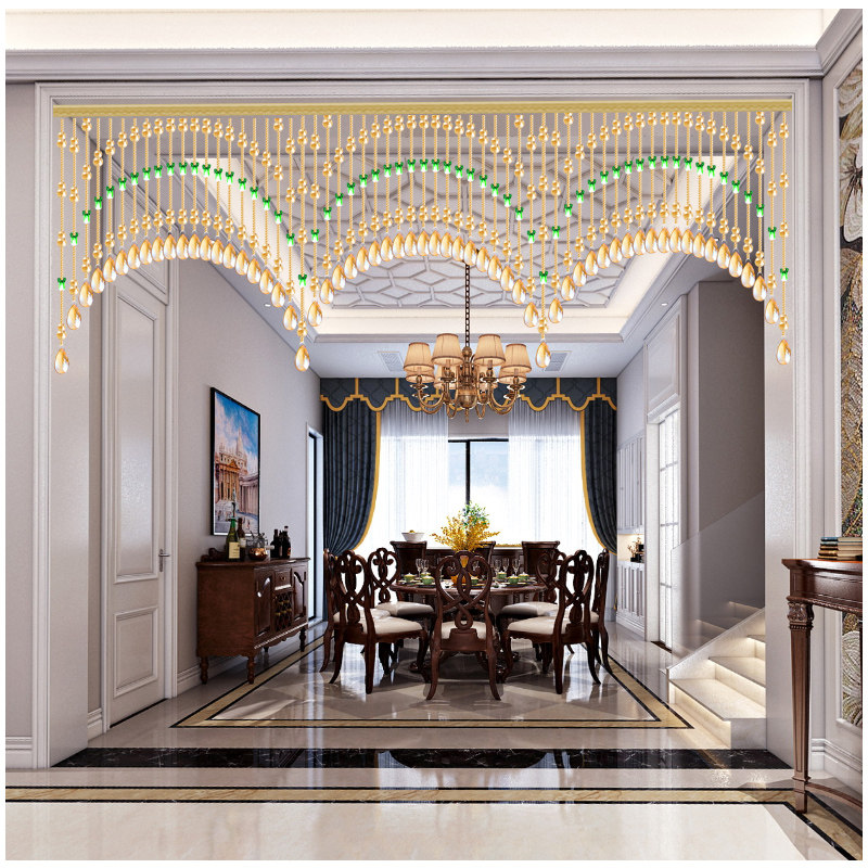 网红水晶葫芦珠帘卧室门帘隔断玄关过道阳台厕所免打孔客厅挂帘子,居家布艺,珠帘/挂帘,淘宝优惠券,粉丝福利购,淘宝优惠卷