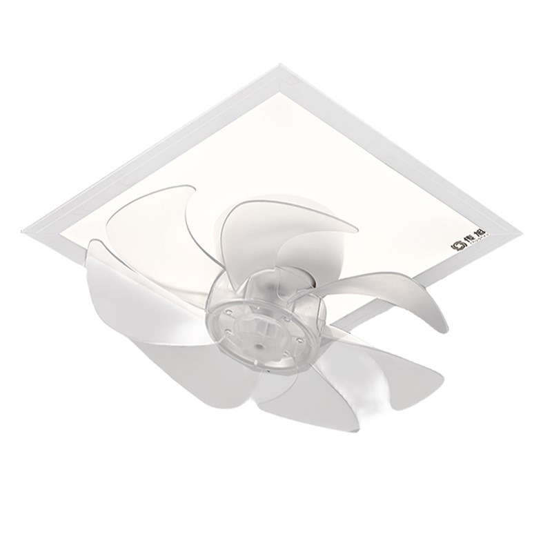 风扇灯集成吊h顶led平板灯铝扣板面板厨房卫生间嵌入式