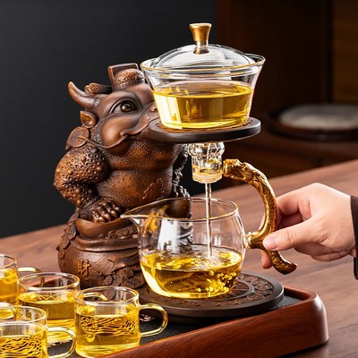 懒人茶具泡茶专用自动功夫茶壶家用磁吸泡茶器M套装2025新款送长