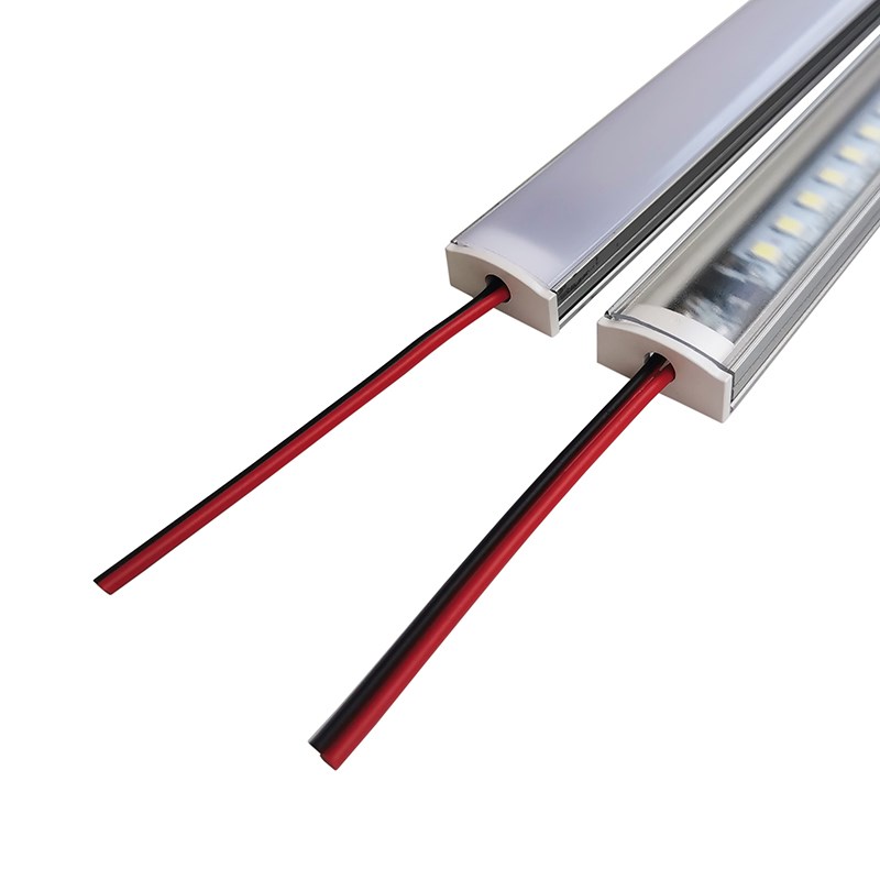 超薄磁吸货柜硬灯条led灯带220V柜台灯超亮P长条展柜货架展示柜灯