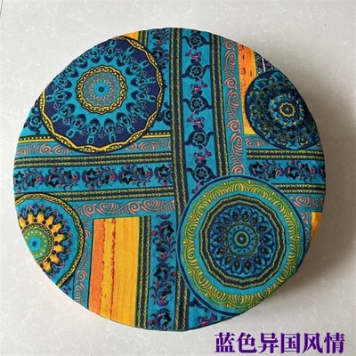 草编蒲团布套地i垫坐墩圆形幼儿园瑜伽馆跪拜民族风草墩套定做尺