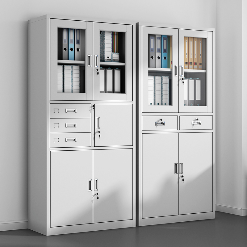 文件柜资料柜凭证m柜财务大器械档案柜钢制办公室带锁铁皮柜