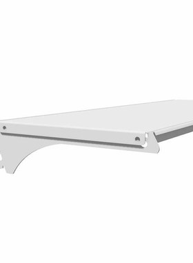 贫美五金货架层板少女白色洞洞板书架浅层板桌Q面增高架黑色小板