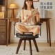 电脑椅家用舒适办公椅久坐学习椅实木书桌椅靠背椅子卧室旋转座椅