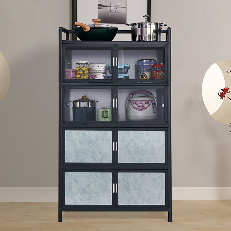 厨房橱柜家用简易碗柜农村组w装柜收纳柜置物柜储物柜多层组合高