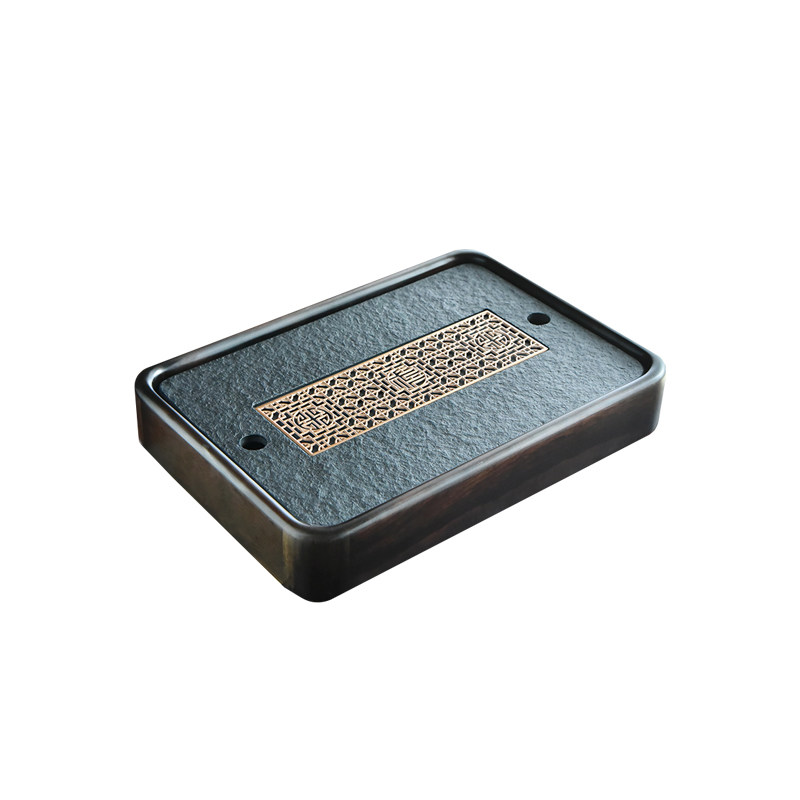 唐欣乌金石瓷茶盘实木茶盘家用功夫茶具茶台带排水储水单盘茶托盘,餐饮具,茶盘,淘宝优惠券,粉丝福利购,淘宝优惠卷