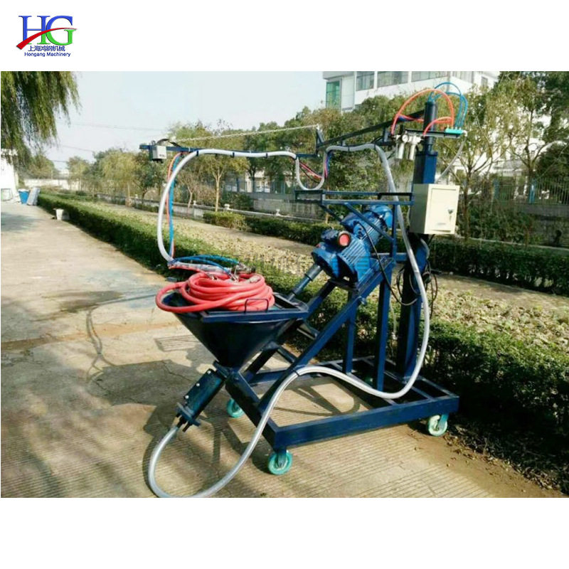 家用窗套砂浆喷涂机 GRC玻璃纤维丝喷浆机 仿木园林地板喷射设备