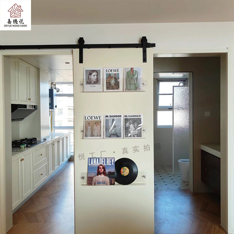 轻奢法式实木复合门 烤漆扣线卧室厨房实木门套装门