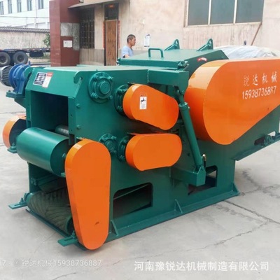 鼓式桐树削片机时产10吨木头切片机造纸木料移动净片机