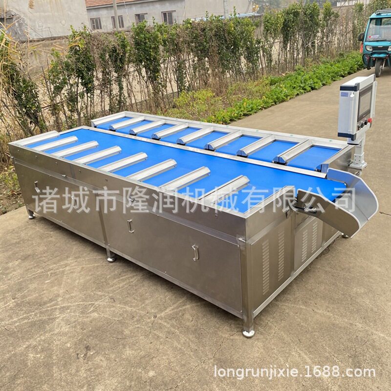 隆润机械多工位猫山王金枕整颗榴莲目标重量组合称精准度高误差小