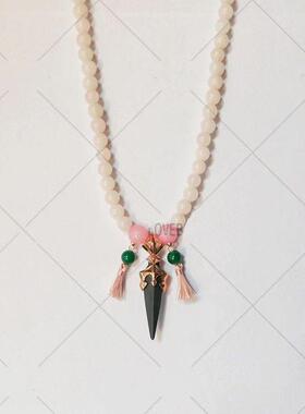 lovebuff原神游戏周边魈-降魔杵天然水晶锁骨项链生日礼物小众ins