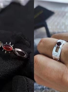 《偷星九月天》黑皇星与白皇星情侣对戒动漫周边二次元原创戒指环