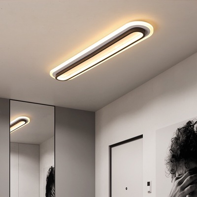 长条吸顶灯led 简约现代入户灯玄关灯过道灯走廊灯阳台灯衣帽间灯