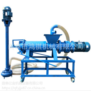 水冲粪粪便分离机斜筛式固液分离机销售家禽粪便固液分离机西和县