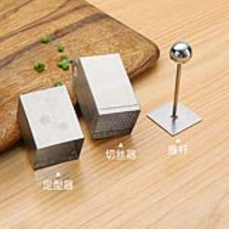 厨房盘饰304不锈钢菊豆腐刀模具文思豆腐切丝刀酒店创意花菜风源