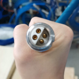 4K型钢丝编织橡胶护套连接器(控制器-底座倾角)ZE0703-09(150)