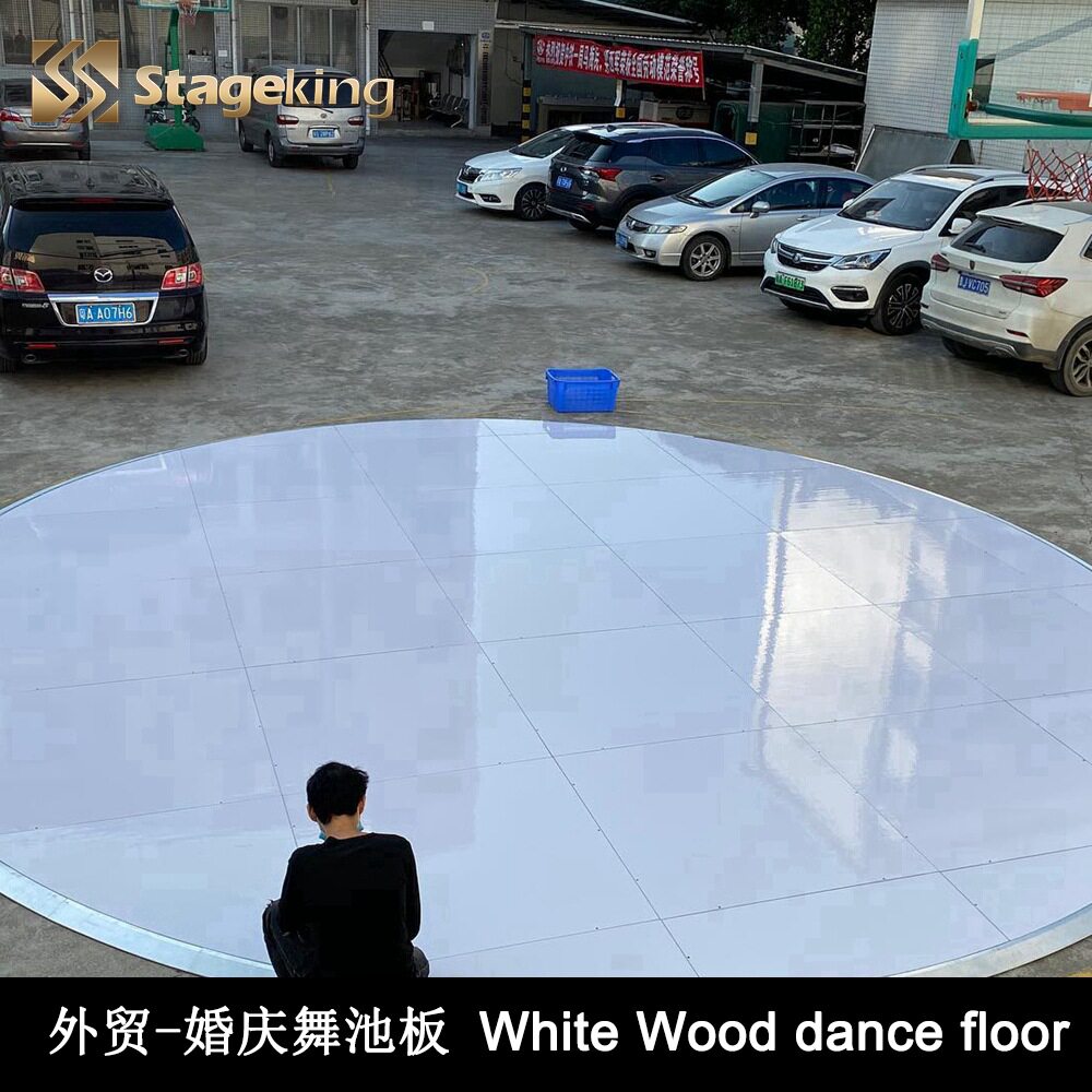4x4ft宴会厅活动婚庆圆形舞台板Circular Wedding Dance Floor