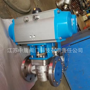 10P双作用气动旋塞阀 RL不锈钢气动二通旋塞阀 X643W 16P