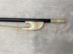 纯黑碳纤维碳巴洛克小提琴弓白色尾库白色螺丝小提琴琴弓