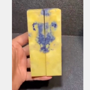 青田封门蓝带对章印章3*3*13CM牛头图腾全软篆刻佳品寿山石配盒