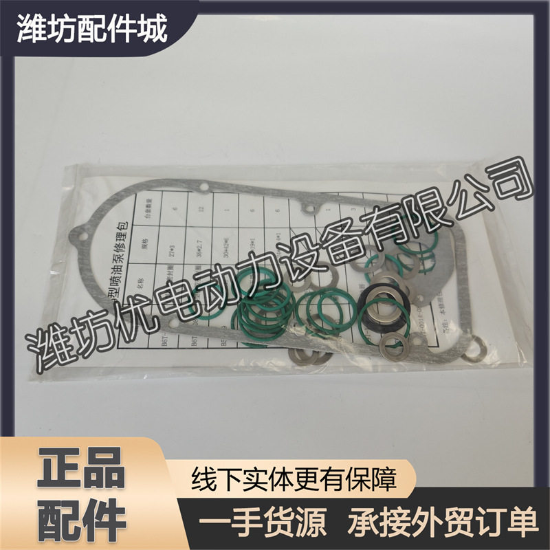 潍柴6170潍坊8170高压油泵修理包龙口龙泵喷油泵胶圈垫片大修包