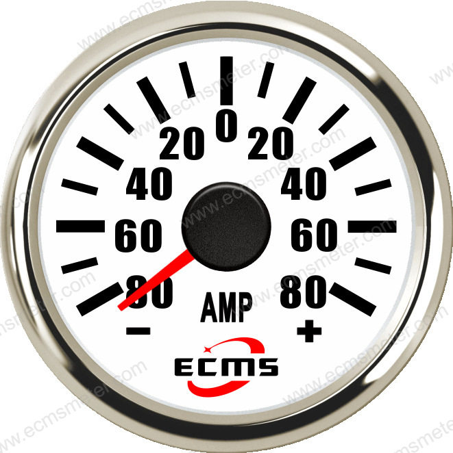 ECPΦ52mm储能设备发电机组工程机械设备船舶游艇±80A指针电流表
